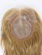 Short Style Natural Looking Hairline Mongolian Virgin Human Hair Mono Topper With PU WR-TC-092