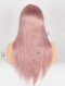 Light Pink Color Human Hair Silky Straight High Density Lace Front Wigs WR-CLF-058
