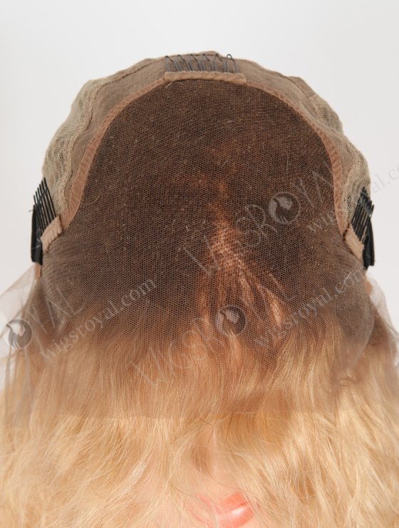 Unique Design Blonde Ombre Color Beauty Curly Lace Front Wig With High Density WR-CLF-059-26663