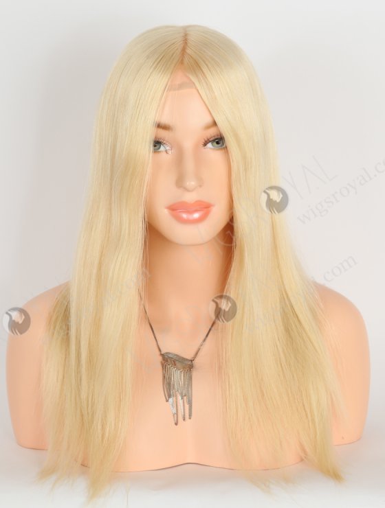 High Quality Real Hair Wigs for Women with Total Hair Loss | 16 Inch Blonde 613 Medical Gripper Wigs GRP-08114