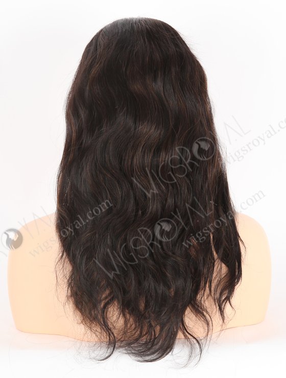 In Stock Indian Remy Hair 14" Body Wave 1b/4# Highlights Color Full Lace Wig FLW-01897-26808