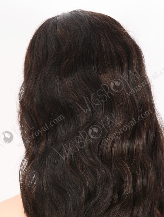 In Stock Indian Remy Hair 14" Body Wave 1b/4# Highlights Color Full Lace Wig FLW-01897-26810