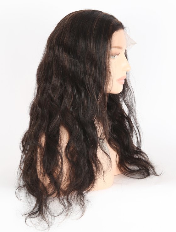 In Stock Indian Remy Hair 18" Body Wave 1b/4# Highlights Full Lace Wig FLW-01533-26818