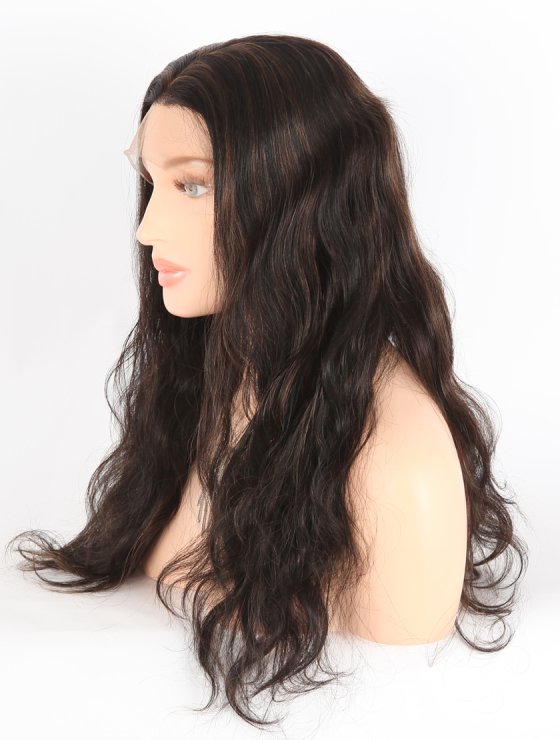 In Stock Indian Remy Hair 18" Body Wave 1b/4# Highlights Full Lace Wig FLW-01533-26817