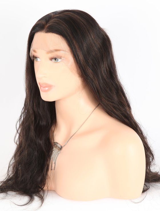 In Stock Indian Remy Hair 18" Body Wave 1b/4# Highlights Full Lace Wig FLW-01533-26819