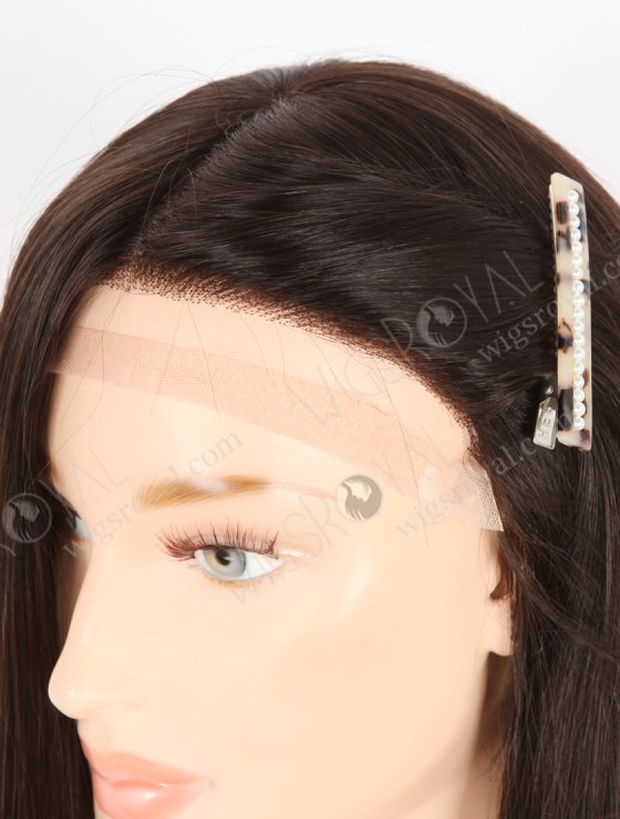 In Stock European Virgin Hair 14" All One Length Straight 2# Color Silk Top Gripper Wig GRP-08104-26895