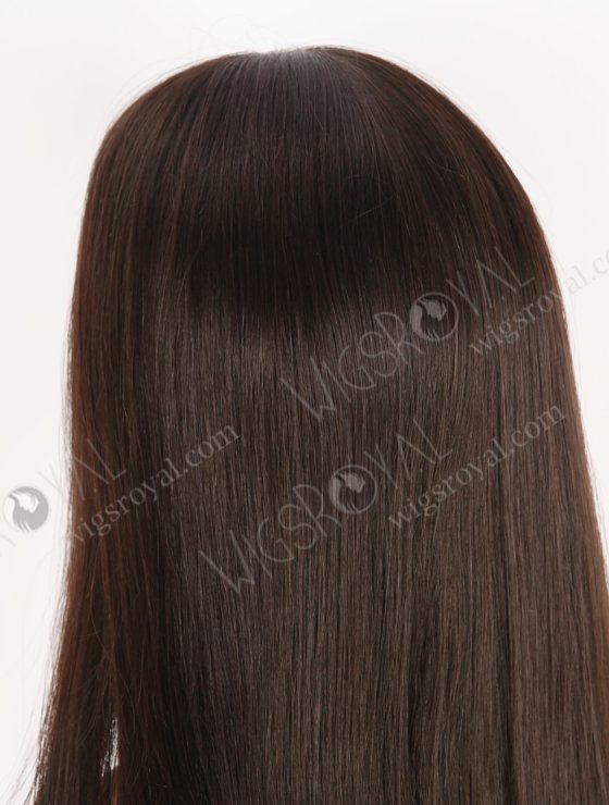 In Stock European Virgin Hair 14" All One Length Straight 2# Color Silk Top Gripper Wig GRP-08104-26896