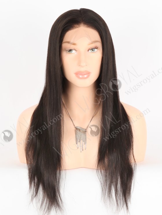 In Stock Indian Remy Hair 20" Light Yaki Natural Color 360 Lace Wig 360LW-01055