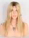 Most Natural Looking Wigs for Chemo Patients | 14 Inch Brown Roots Blonde Hair Wig GRP-08116