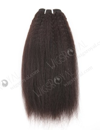 In Stock Brazilian Virgin Hair 14" Kinky Straight Natural Color Machine Weft SM-4118
