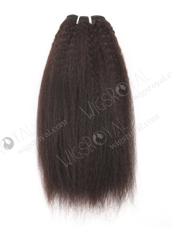 In Stock Brazilian Virgin Hair 14" Kinky Straight Natural Color Machine Weft SM-4118-26959