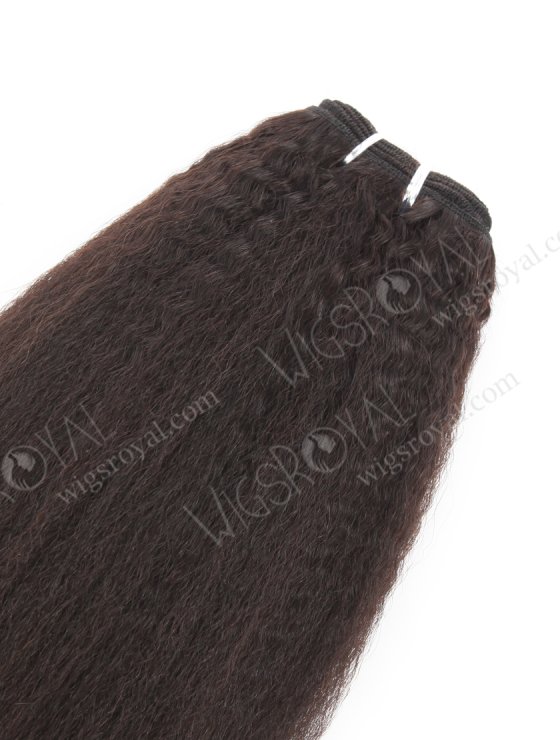 In Stock Brazilian Virgin Hair 14" Kinky Straight Natural Color Machine Weft SM-4118-26961