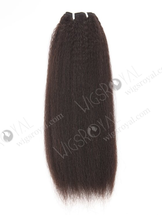 In Stock Brazilian Virgin Hair 16" Kinky Straight Natural Color Machine Weft SM-4119-26967