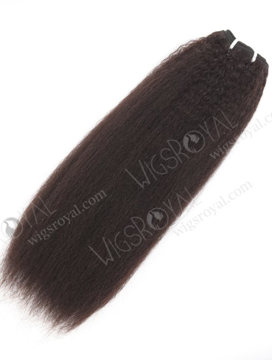 In Stock Brazilian Virgin Hair 16" Kinky Straight Natural Color Machine Weft SM-4119-26968