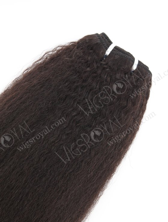 In Stock Brazilian Virgin Hair 16" Kinky Straight Natural Color Machine Weft SM-4119-26970