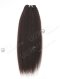 In Stock Brazilian Virgin Hair 18" Kinky Straight Natural Color Machine Weft SM-4120