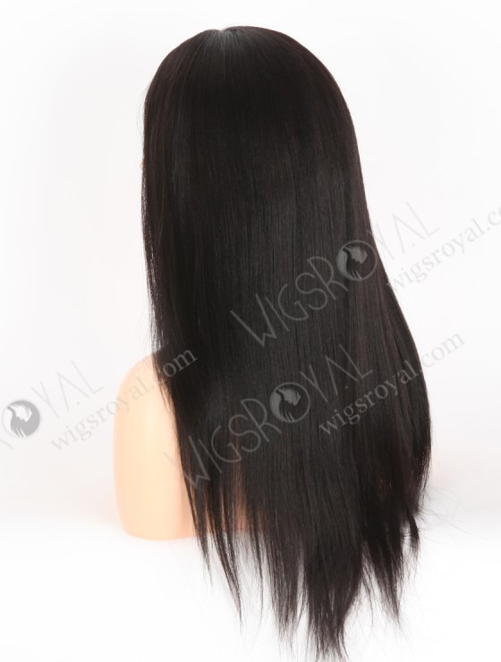 In Stock Indian Remy Hair 16" Light Yaki 1B# Color Full Lace Wig FLW-01234-26940