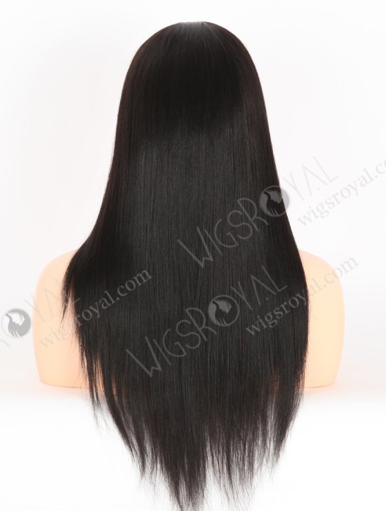 In Stock Indian Remy Hair 16" Light Yaki 1B# Color Full Lace Wig FLW-01234-26942