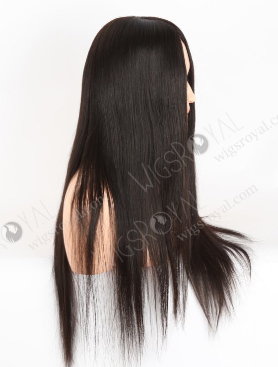 In Stock Chinese Virgin Hair 22" Natural Straight Natural Color Silk Top Glueless Wig GL-07019-27005