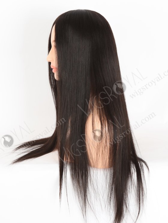 In Stock Chinese Virgin Hair 22" Natural Straight Natural Color Silk Top Glueless Wig GL-07019-27007