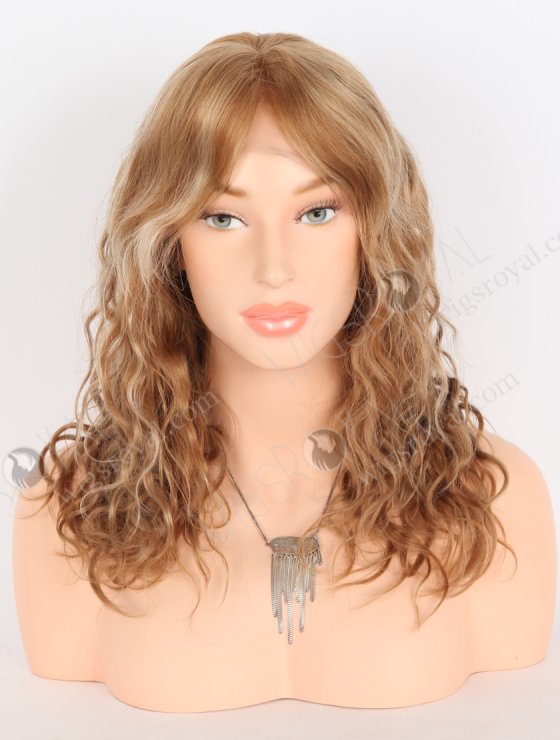 High Density Highlight Color Peruvian Virgin Human Hair Lace Front Wig WR-CLF-061-27053