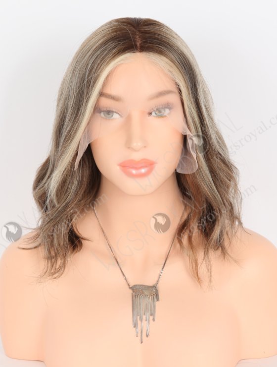 Short Style Face-Framing Highlight Hairline Human Hair Lace Front Wig WR-CLF-060-27041