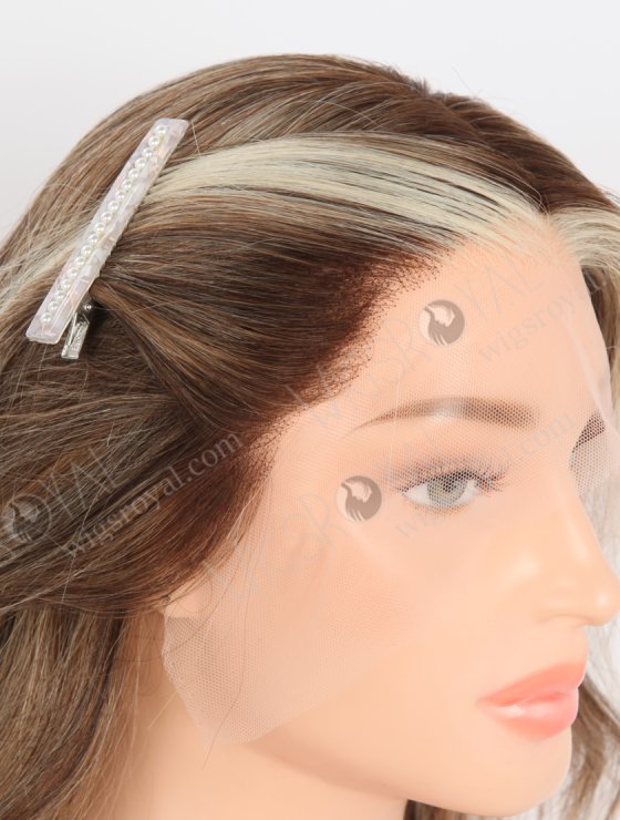 Short Style Face-Framing Highlight Hairline Human Hair Lace Front Wig WR-CLF-060-27045