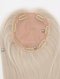 Best Quality Platinum Blonde White Human Hair Toppers for Thinning Hair Topper-042