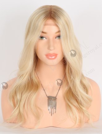 Blonde Wavy Medical Wigs | Natural Looking 100% Hand-Tied Comfortable Wigs for Alopecia GRP-08115