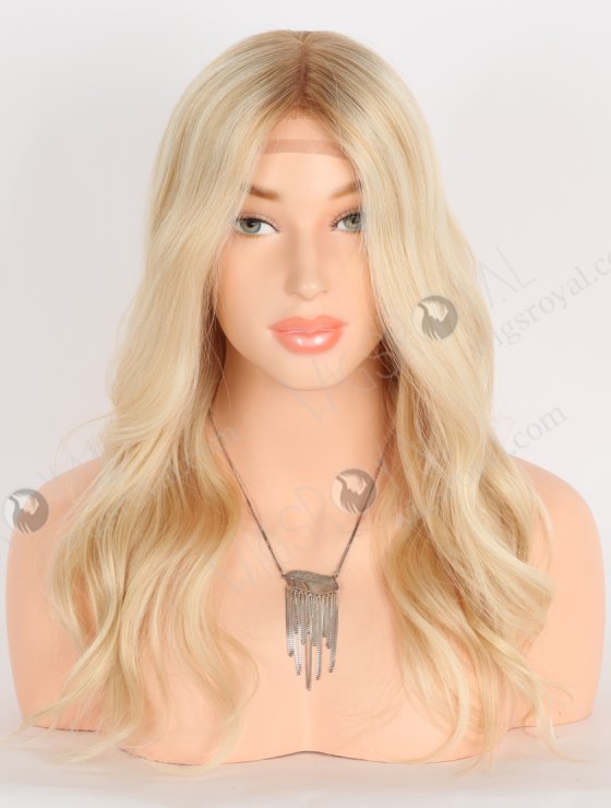 Blonde Wavy Medical Wigs | Natural Looking 100% Hand-Tied Comfortable Wigs for Alopecia GRP-08115-27118