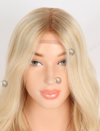 Blonde Wavy Medical Wigs | Natural Looking 100% Hand-Tied Comfortable Wigs for Alopecia GRP-08115