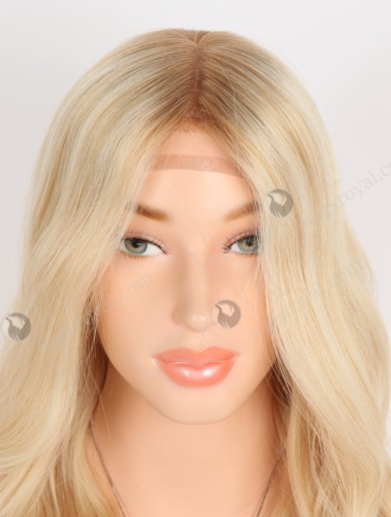 Blonde Wavy Medical Wigs | Natural Looking 100% Hand-Tied Comfortable Wigs for Alopecia GRP-08115-27119