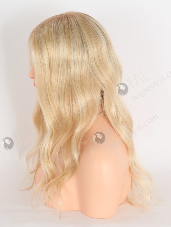 Blonde Wavy Medical Wigs | Natural Looking 100% Hand-Tied Comfortable Wigs for Alopecia GRP-08115-27123