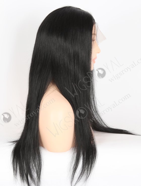 In Stock Indian Remy Hair 20" Straight 1# Color Full Lace Wig FLW-01564-27231