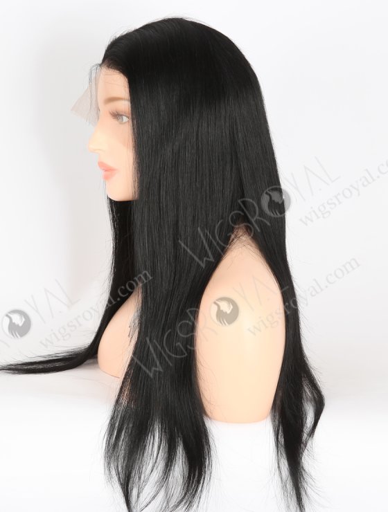 In Stock Indian Remy Hair 20" Straight 1# Color Full Lace Wig FLW-01564-27232