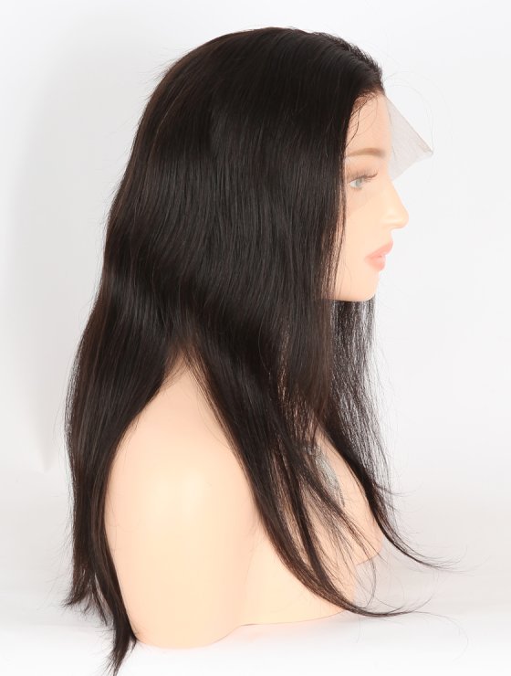 In Stock Indian Remy Hair 16" Natural Straight Natural Color Full Lace Wig FLW-01170-27165