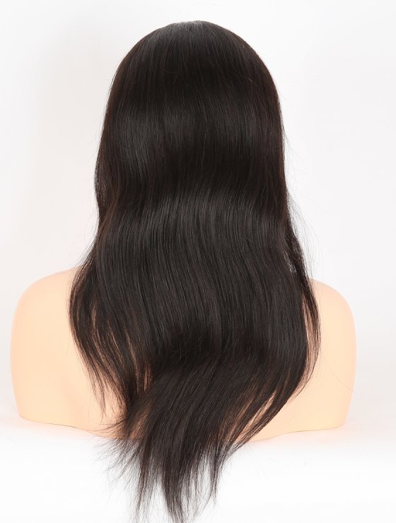 In Stock Indian Remy Hair 16" Natural Straight Natural Color Full Lace Wig FLW-01170-27171