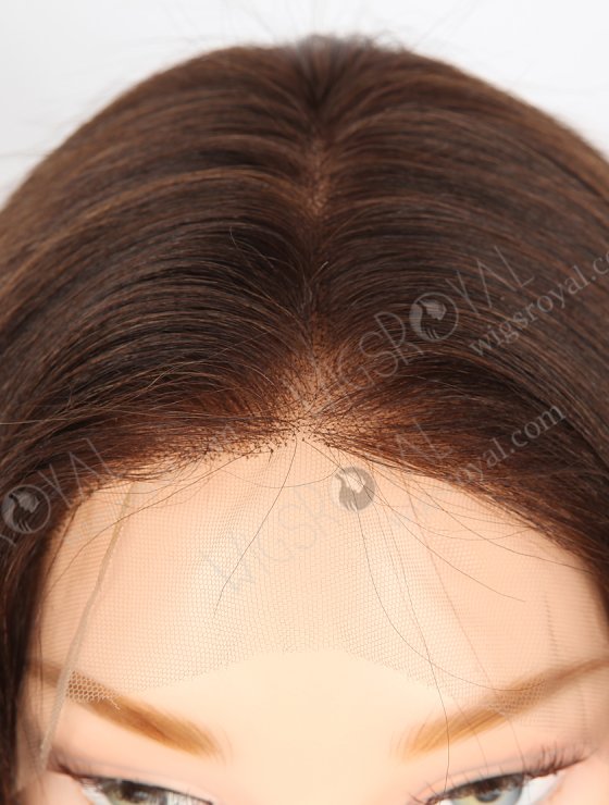 In Stock Indian Remy Hair 18" Light Yaki 2/3# Evenly Blended Color Full Lace Wig FLW-01466-27262