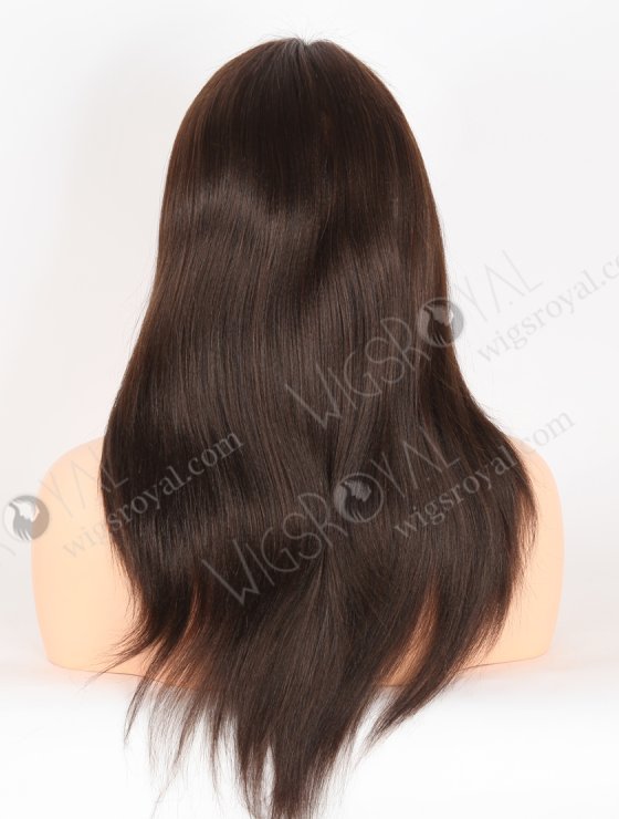 In Stock Indian Remy Hair 18" Light Yaki 2/3# Evenly Blended Color Full Lace Wig FLW-01466-27264