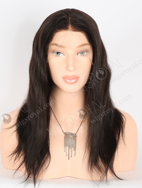 In Stock Indian Remy Hair 18" Straight 1b# Color Full Lace Wig FLW-01905