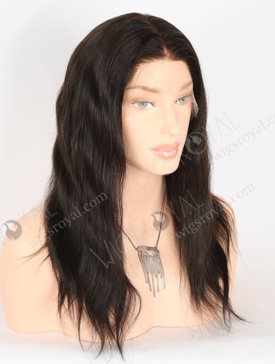 In Stock Indian Remy Hair 18" Straight 1b# Color Full Lace Wig FLW-01905-27281