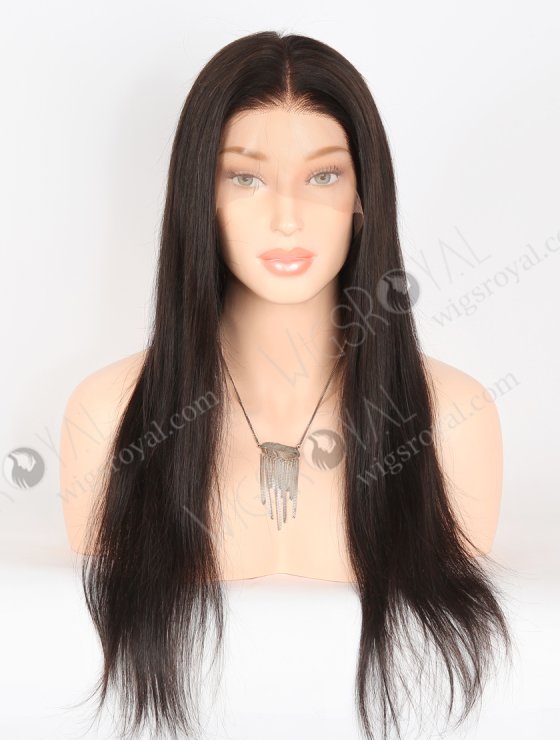 In Stock Indian Remy Hair 20" Straight Natural Color Full Lace Wig FLW-01550