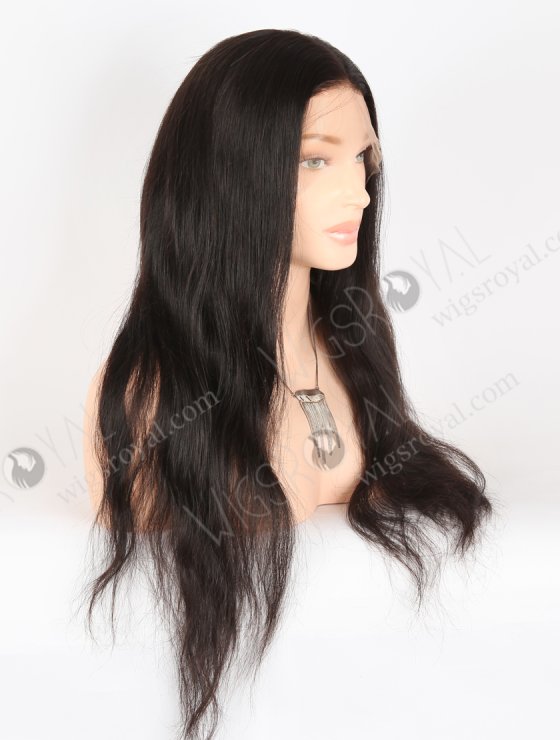 In Stock Indian Remy Hair 22" Natural Straight Natural Color Full Lace Wig FLW-01627-27218