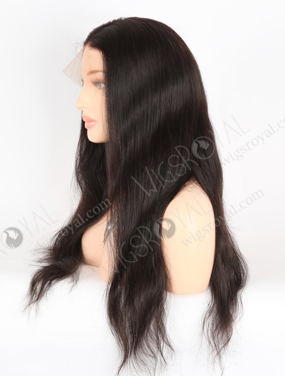 In Stock Indian Remy Hair 22" Natural Straight Natural Color Full Lace Wig FLW-01627-27220