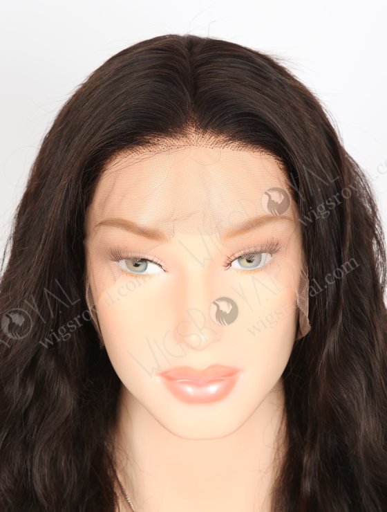 In Stock Indian Remy Hair 22" Natural Wave Natural Color Full Lace Wig FLW-01630-27268