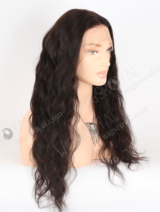 In Stock Indian Remy Hair 22" Natural Wave Natural Color Full Lace Wig FLW-01630-27269