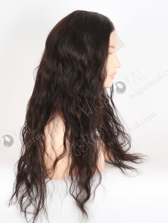 In Stock Indian Remy Hair 22" Natural Wave Natural Color Full Lace Wig FLW-01630-27270