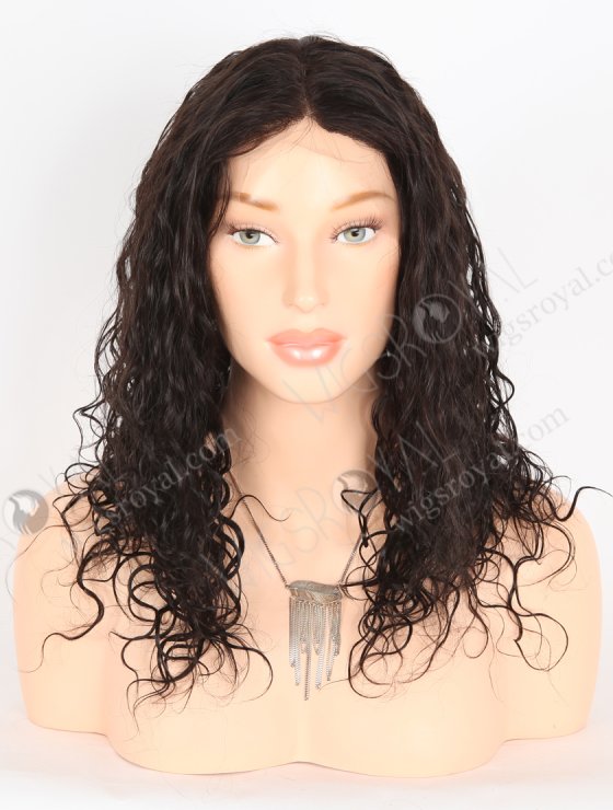 In Stock Indian Remy Hair 14" Wavy 30mm 1b# Color Full Lace Wig FLW-01916-27300