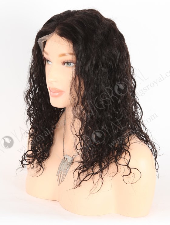 In Stock Indian Remy Hair 14" Wavy 30mm 1b# Color Full Lace Wig FLW-01916-27309