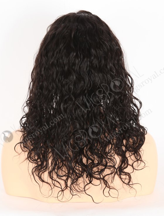 In Stock Indian Remy Hair 14" Wavy 30mm 1b# Color Full Lace Wig FLW-01916-27311